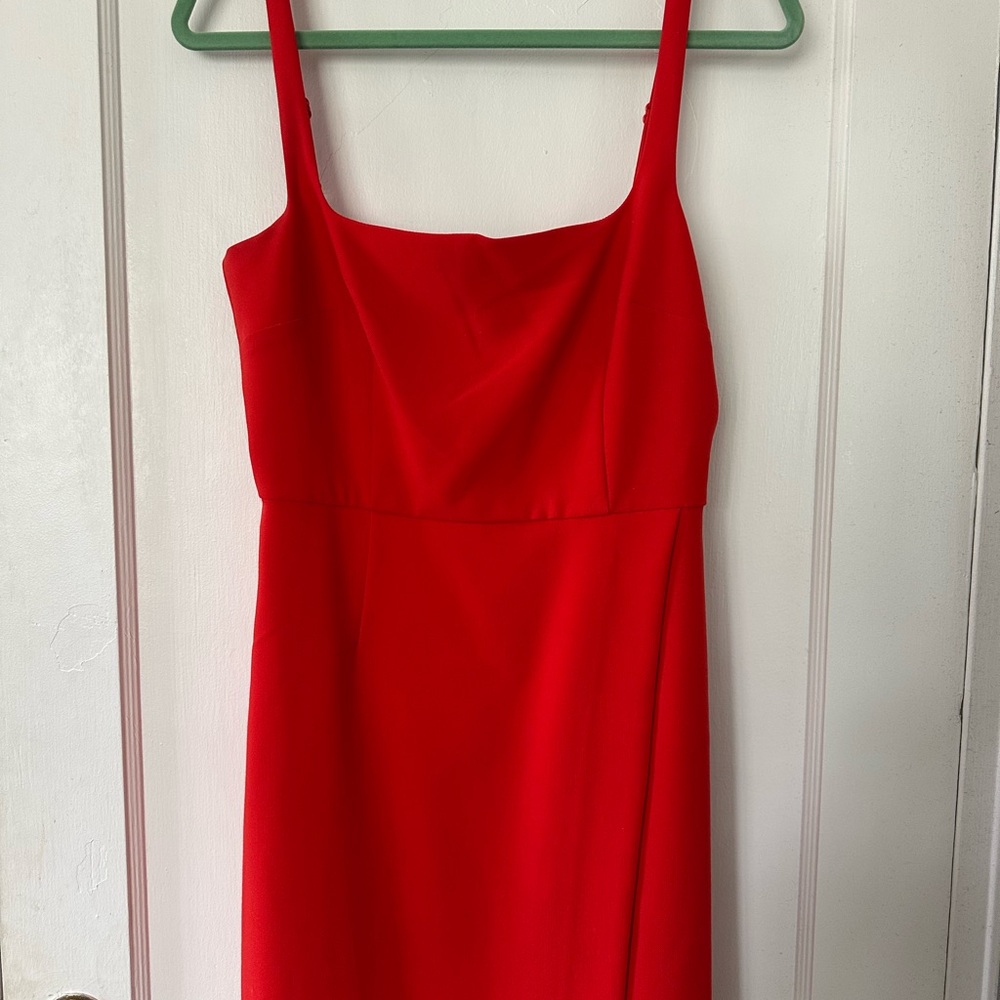 French Connection Elegant Red Sleeveless Dress